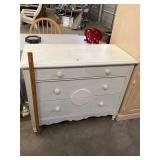 Vintage Wooden 3-Drawer Dresser