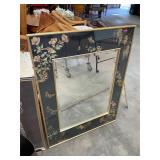 Large Flower Framed Hanging Mirror