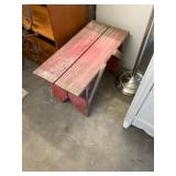 Vintage Small Wooden Bench