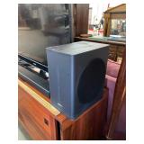 Samsung Sound Bar and Woofer