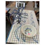 Lenox Pagoda Footed Compote Bowl and Glass Tree