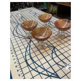 Vintage Marigold Carnival Glasses