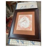 Mother Holding a Child Print in Frame