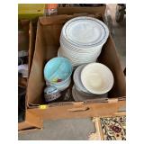 Dishes & Plates Box Lot