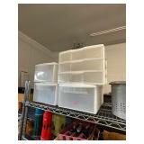 Plastic Drawers Lot