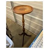 Vintage Wooden Round Fern Stand