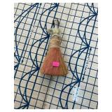 Vintage Porcelain China Doll Head Woman Broom