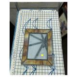 Collectible Stained Glass Framed Mirror