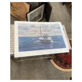 Oyster Buyboat, Nellie Crocket Franklin Saye Print