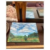 Signed Oil on Canvas Painting