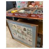 Collectible Naval Print in Frame