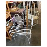 Metal Heart Vintage Iron Chair