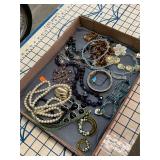 Costume Jewelry Tray Lot