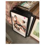 Collectible Norman Rockwell Art in Frame