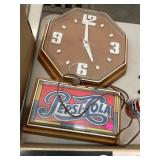 Vintage Pepsi-Cola Wall Clock