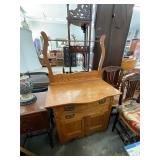 Antique Oak Washstand