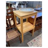 Pair of Wooden End-Tables