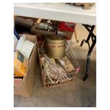 Miscellaneous Metal Crate Garage Box Lot
