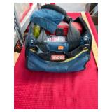 Ryobi Carrying Bag, Hardware, and Milwaukee Bits
