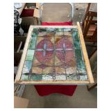 Antique Stained  Glass Window