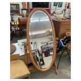 Michaels Oak Standing Mirror