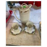 Nippon Pitcher and Tea Cups with Saucers
