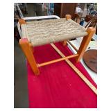 Vintage Woven Footstool