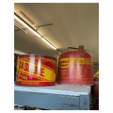 Vintage Metal Gasoline Cans