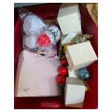 Christmas Ornaments Box Lot