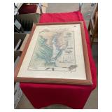 Chesapeake Bay Map Print
