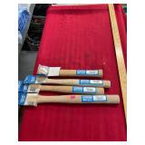 Lot of Four Hickory Handles