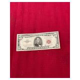 5 Dollar Red Seal Note
