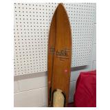 Tahoe Catamaran Vintage Wooden Water Skis
