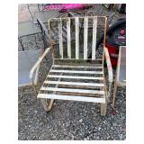 Two Iron Patio Chairs