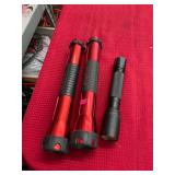 Two Snap-On and One Duracell Light