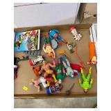 Vintage WWE and DC Mini figures