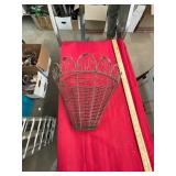 Decorative Iron Wall Basket