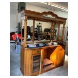 Large Oak 2 Piece Bar