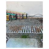 Wrought Iron Patio Sofa and 2 Chairs