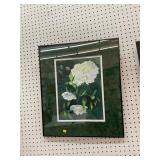 Signed Watercolor Flower