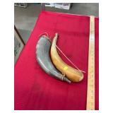 Two Powder Horns