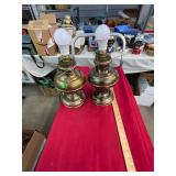 Pair of Rayo Converted Lamps