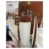 Vintage Golf Clubs and Bag