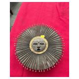 Mid Century Sun Metal Art