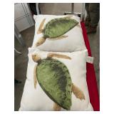 Pair of Turtle Pottery Barn Pillows