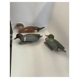 2 Plastic Decoys and Duck Painting