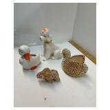 4 Vintage Animal Items