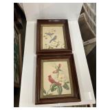 2 Antique Bird Prints