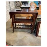 Rolling Wine Server Cart