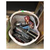 VHS Tapes in Basket